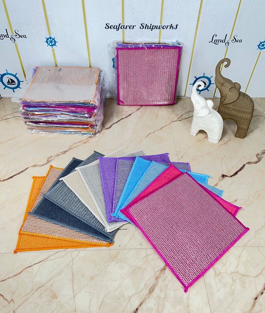 اسکاج توری  کره‌ای دو رو رنگی ( دو عدد)