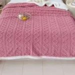 پتو تدی یک نفره طرح گیسو رنگ صورتی